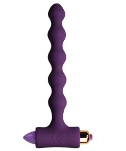 ROCKS-OFF - PLUG ANAL CON VIBRACIàN Y ONDULACIONES PETITE SENSATIONS PEARLS
