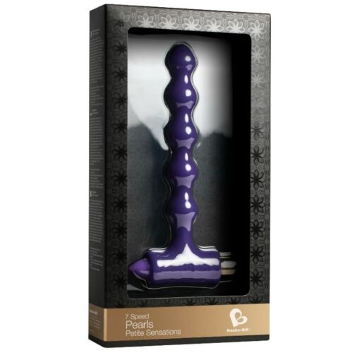 ROCKS-OFF - PLUG ANAL CON VIBRACIàN Y ONDULACIONES PETITE SENSATIONS PEARLS - Imagen 2