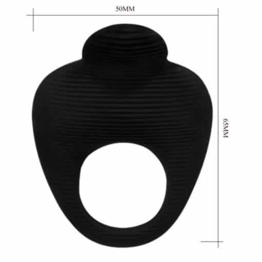 PRETTY LOVE – THIMBLE ANILLO VIBRADOR NEGRO - intimamenities.com
