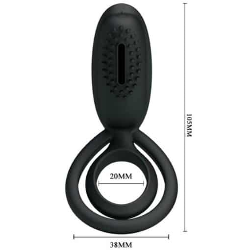 PRETTY LOVE – ESTHER ANILLO VIBRADOR CON ESTIMULADOR - intimamenities.com