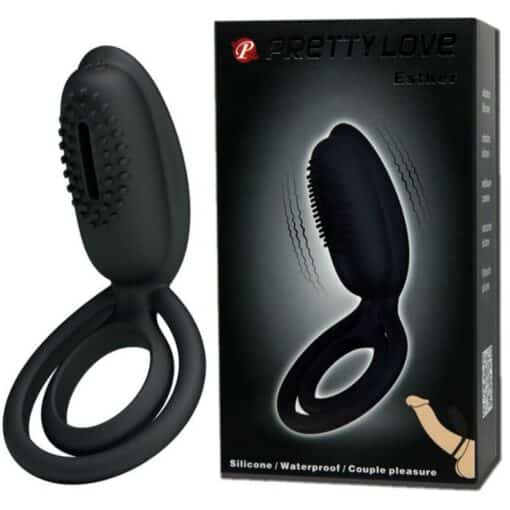 PRETTY LOVE – ESTHER ANILLO VIBRADOR CON ESTIMULADOR - intimamenities.com