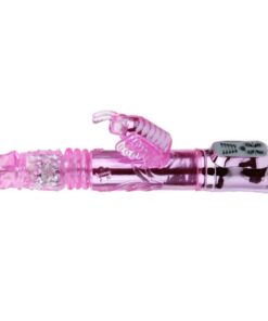 BAILE – VIBRADOR RECARGABLE CON ROTACION Y ESTIMULADOR THROBBING BUTTERF - intimamenities.com