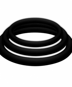 JOYDIVISION POTENZDUO - PLUS PACK 3 ANILLOS PARA PENE NEGRO - S, M, L