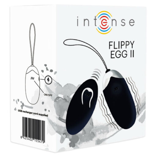 INTENSE - FLIPPY II HUEVO RECARGABLE REMOTO NEGRO - Imagen 5