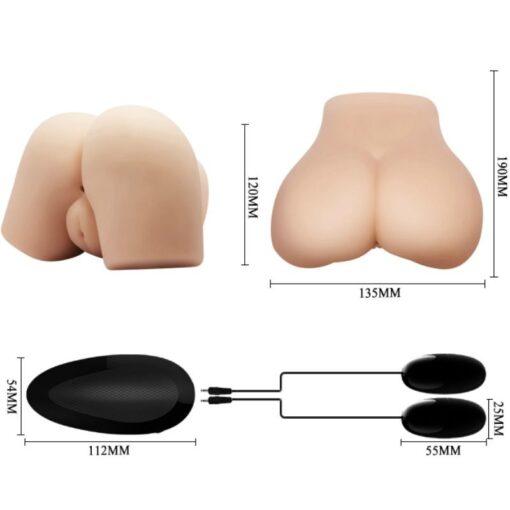 CRAZY BULL - VAGINA Y ANO REALÍSTICOS CON VIBRACIÓN POSICIàN 4 - Imagen 8