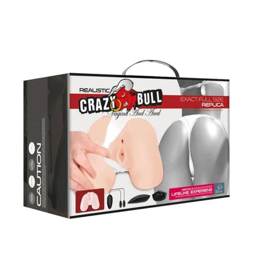 CRAZY BULL - VAGINA Y ANO REALÍSTICOS CON VIBRACIÓN POSICIàN 5 - Imagen 8