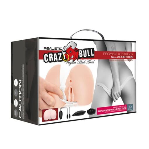 CRAZY BULL - VAGINA Y ANO REALÍSTICOS CON VIBRACIÓN POSICIàN 8 - Imagen 11