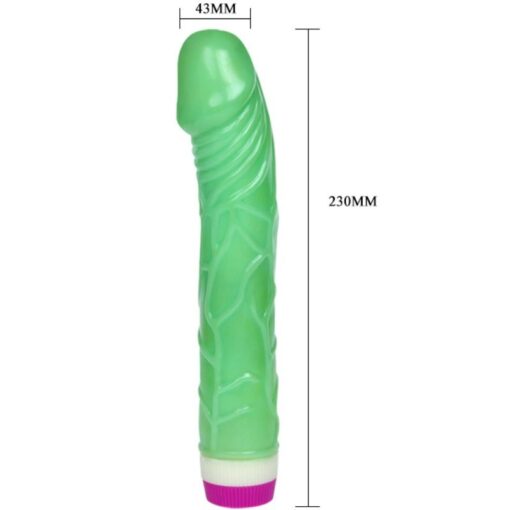 BAILE - WAVES OF PLEASURE VIBRADOR 23 CM VERDE - Imagen 7