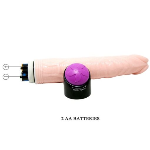 BAILE - ADOUR CLUB VIBRADOR REALÍSTICO 23 CM NATURAL - Imagen 2