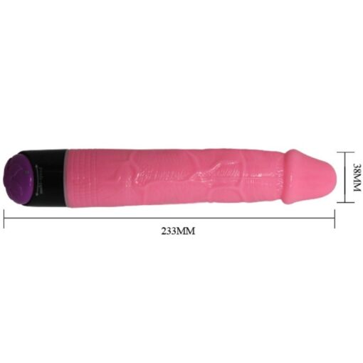 BAILE - COLORFUL SEX VIBRADOR REALÍSTICO ROSA 23 CM - Imagen 8