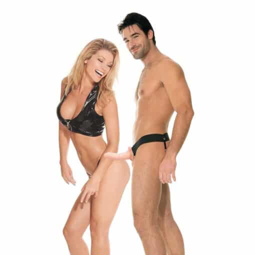 FETISH FANTASY SERIES - ARNÉS HUECO AJUSTABLE NATURAL 15 CM - Imagen 2