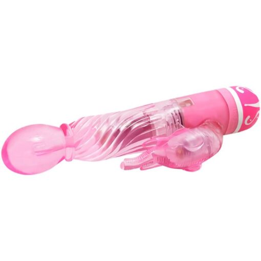 BAILE – VIBRADOR MULTIVELOCIDAD CON ESTIMULADOR ROSA - intimamenities.com