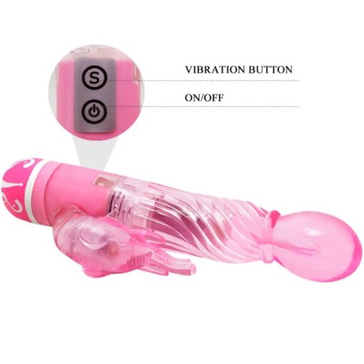 BAILE – VIBRADOR MULTIVELOCIDAD CON ESTIMULADOR ROSA - intimamenities.com