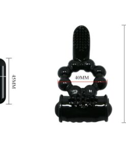 BAILE – SWEET RING ANILLO CON DOBLE ESTIMULADOR - intimamenities.com