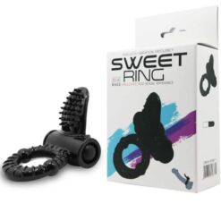 BAILE - SWEET RING ANILLO VIBRADOR CON RABBIT TEXTURADO - piKanteo | Despierta tu lado más piKante