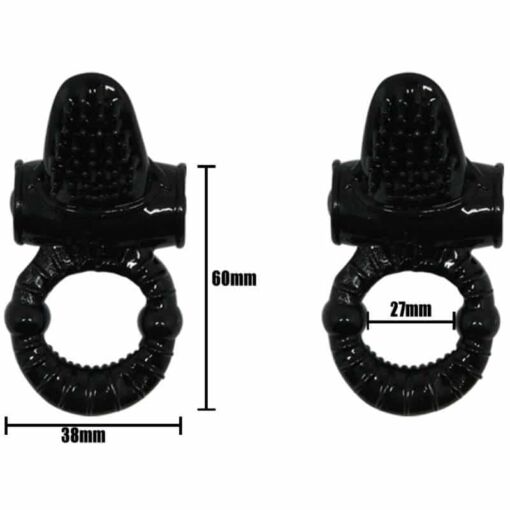 BAILE - SWEET RING ANILLO VIBRADOR CON RABBIT TEXTURADO - Imagen 7