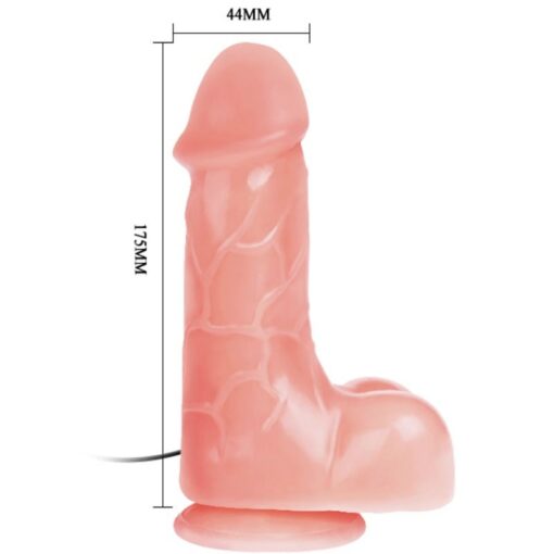 BAILE - VIBRADOR REALÍSTICO BÁRBARA NATURAL 22 CM - Imagen 6