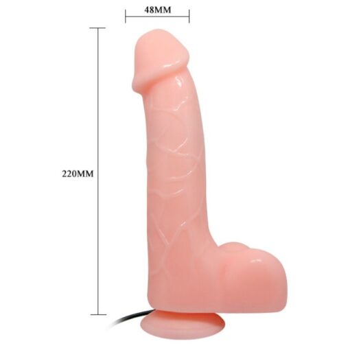 BAILE - VIBRADOR REALÍSTICO BÁRBARA NATURAL 22 CM - Imagen 9