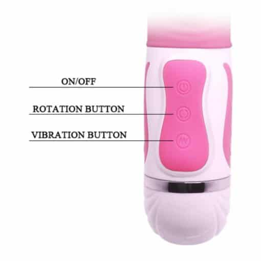 PRETTY LOVE – FLIRT ANTOINE VIBRADOR ROTACIÓN - intimamenities.com