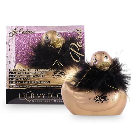 BIG TEASE TOYS - I RUB MY DUCKIE 2.0 | PATO VIBRADOR PARIS (GOLD) - Imagen 2