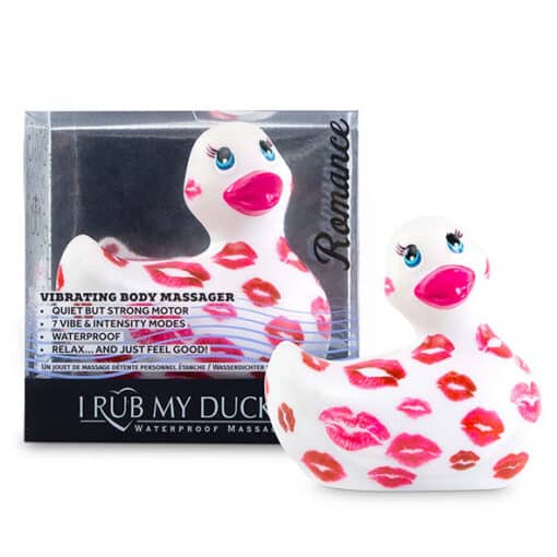 BIG TEASE TOYS - I RUB MY DUCKIE 2.0 | PATO VIBRADOR ROMANCE (WHITE & PINK) - Imagen 2