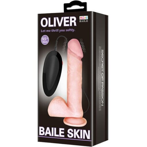 BAILE - OLIVER DILDO REALÍSTICO CON VIBRACIÓN - Imagen 7