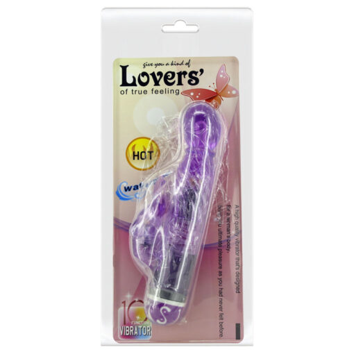 BAILE – VIBRADOR MULTIVELOCIDAD CON ESTIMULADOR LILA - intimamenities.com