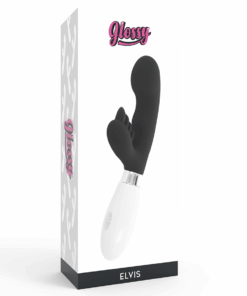 GLOSSY – ELVIS RABBIT NEGRO - intimamenities.com