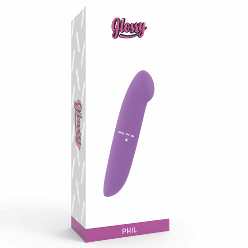 GLOSSY - PHIL VIBRATOR LILA - Imagen 4