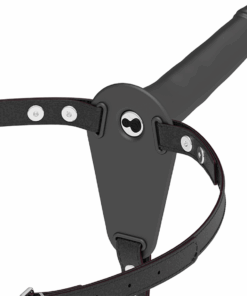 FETISH SUBMISSIVE HARNESS - VIBRADOR SILICONA NEGRO 15 CM