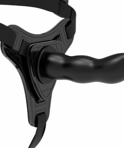 FETISH SUBMISSIVE HARNESS - SILICONA NEGRO G-SPOT 16 CM