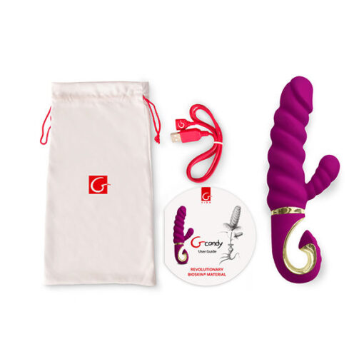 G-VIBE – FUN TOYS VIBRADOR RABBIT GCANDY SWEET RASPBERRY - intimamenities.com