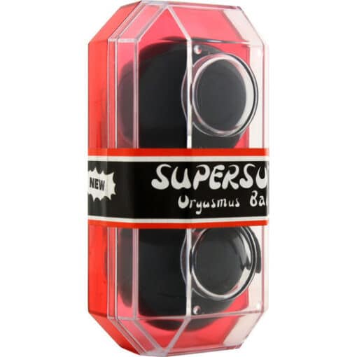 SEVEN CREATIONS - SUPERSOFT BOLAS ORGASMICAS NEGRO - Imagen 2