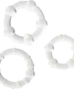 SEVEN CREATIONS - JUEGO TRES ANILLOS PENE TRANSPARENTE