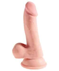 KING COCK - DILDO TRIPLE DENSIDAD 14 CM