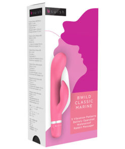 B SWISH – BWILD CLASSIC MARINE RABBIT VIBRATOR GUAVA - intimamenities.com
