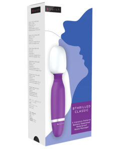 B SWISH – MASAJEADOR BTHRILLED CLASSIC LILA - intimamenities.com
