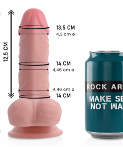 ROCKARMY - DUAL DENSITY PANZER DILDO REALISTA 17 CM -O- 4.46 CM