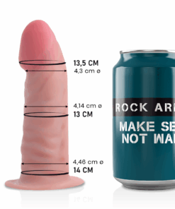 ROCKARMY -TIGER DILDO REALISTA DUAL DENSITY14 CM -O- 4.46 CM