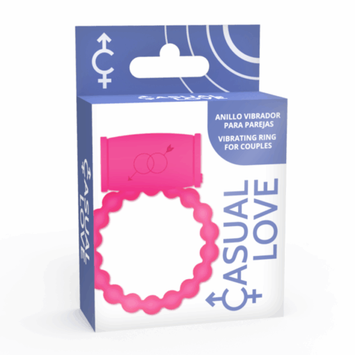 CASUAL LOVE – 25 ANILLO VIBRADOR ROSA - intimamenities.com