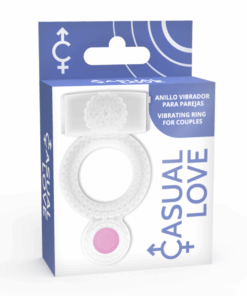 CASUAL LOVE – RING DOUBLE PLEASURE ANILLO TRANSPARENTE - intimamenities.com