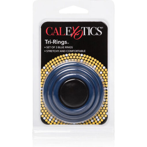 CALEXOTICS - SET TRES ANILLAS AZUL ERECCIÓN - Imagen 3