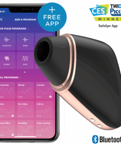 SATISFYER – LOVE TRIANGLE ESTIMULADOR Y VIBRADOR NEGRO - intimamenities.com