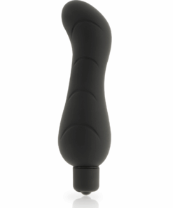 DOLCE VITA – G-SPOT VIBRADOR SILICONA NEGRO - intimamenities.com