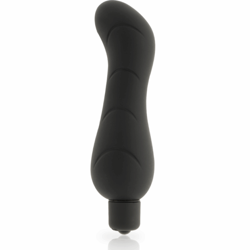 DOLCE VITA – G-SPOT VIBRADOR SILICONA NEGRO - intimamenities.com