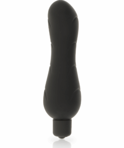 DOLCE VITA – G-SPOT VIBRADOR SILICONA NEGRO - intimamenities.com