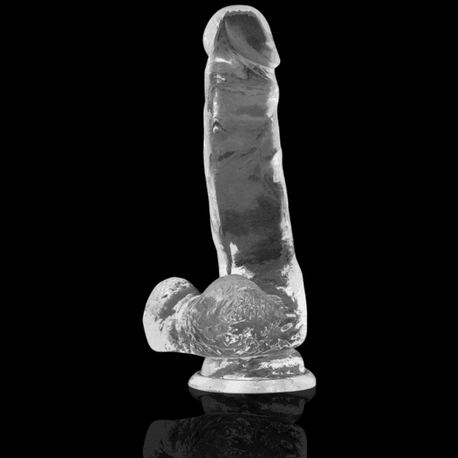 X RAY - CLEAR DILDO REALISTA TRANSPARENTE 18.5 CM -O- 3.8 CM - Imagen 7