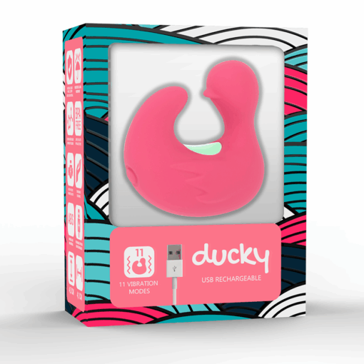 HAPPY LOKY - DEDAL PATO ESTIMULADOR DE SILICONA RECARGABLE DUCKYMANIA - Imagen 2