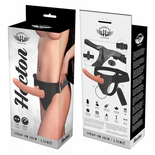 HARNESS ATTRACTION - ARNÉS  VIBRADOR HECTOR 20 CM -O- 3.5 CM - Imagen 7