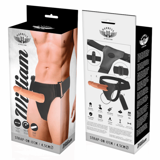 HARNESS ATTRACTION - ARNÉS  HUECO WILLIAN CON VIBRADOR 17 CM -O- 4.5 CM - Imagen 7